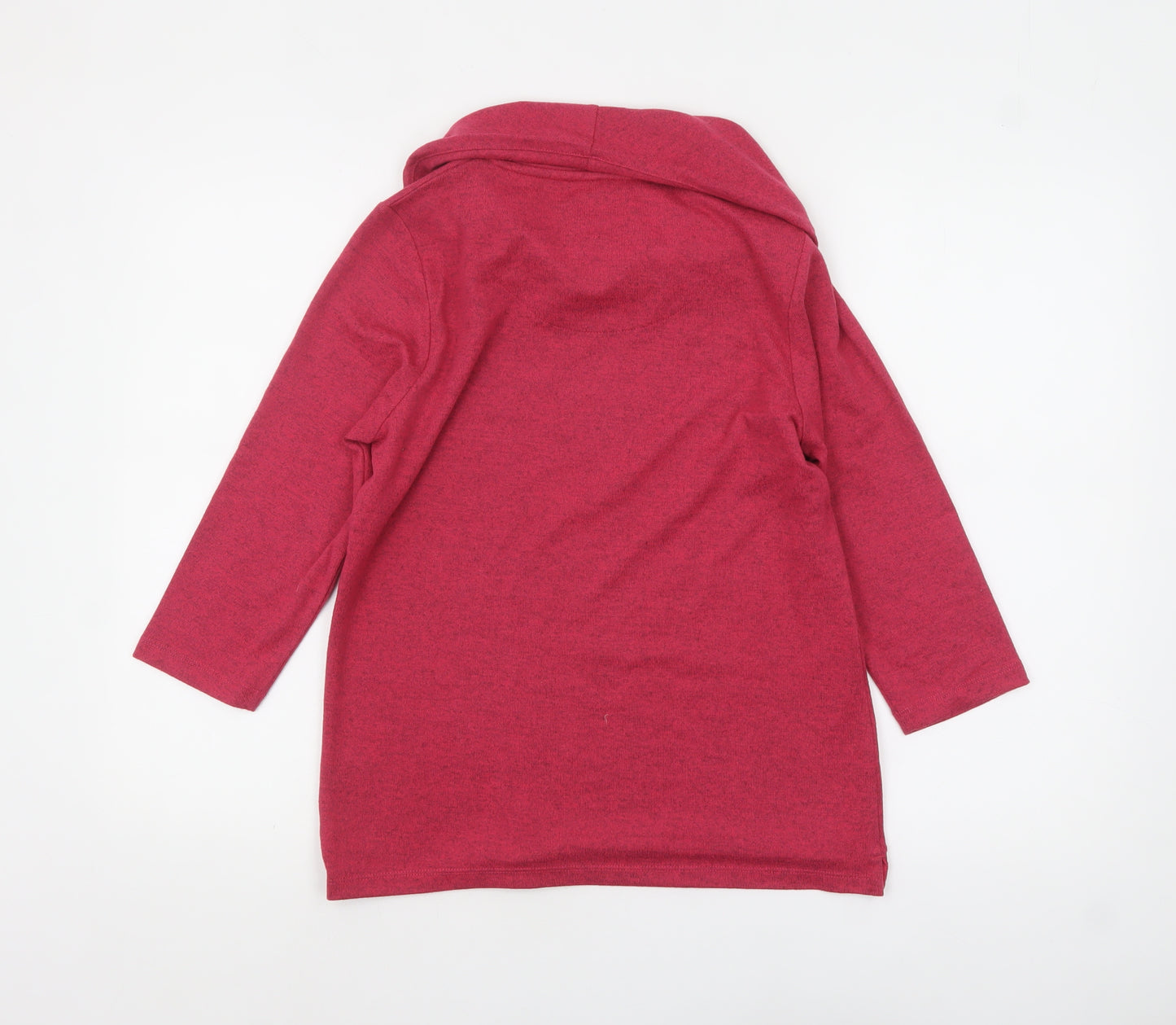 Penny Plain Women Pink Cowl Neck Tunic Top Size 8