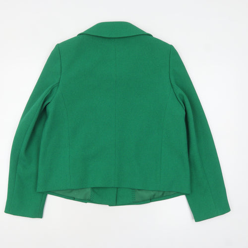 Marks and Spencer Women's Green Short Jacket UK 12 Classic Style