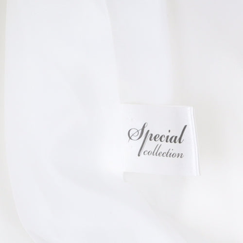 Special Collection Women's White Size 22 Mid-Length Button Coat