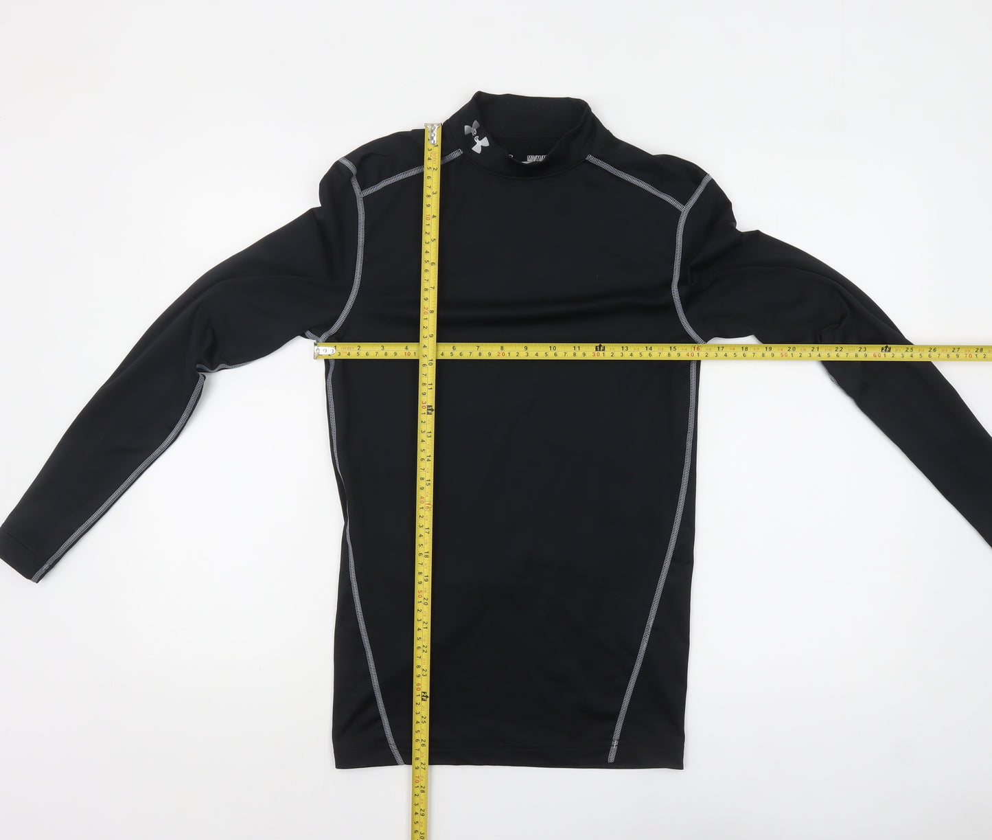 Under Armour Men's Black ColdGear Compression Long Sleeve Top Size M