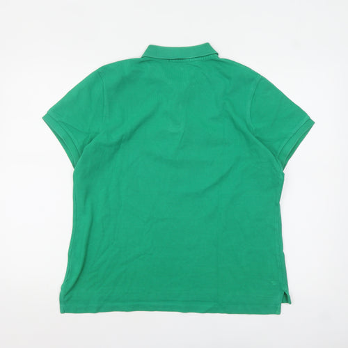 Ralph Lauren Men's Green Slim Fit Cotton Polo Shirt XL