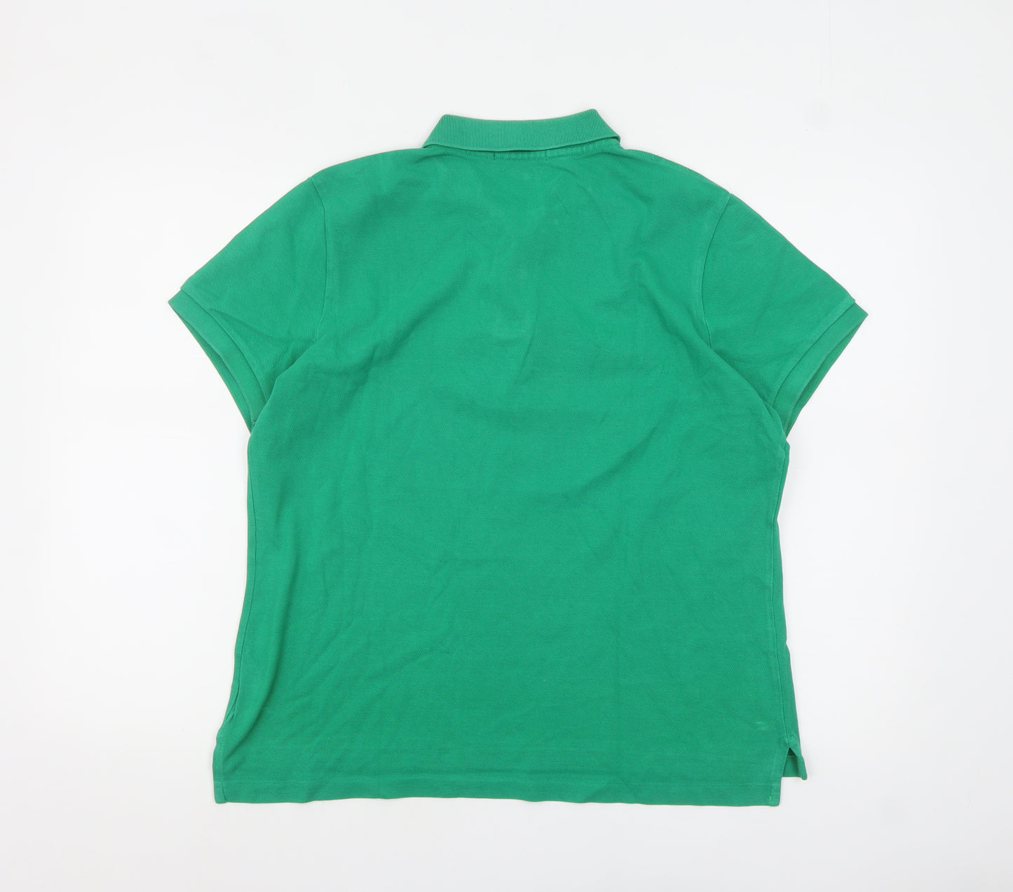 Ralph Lauren Men's Green Slim Fit Cotton Polo Shirt XL