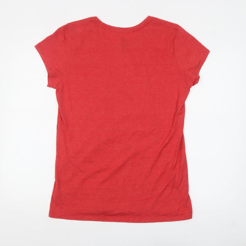 Adidas Womens Red 2XL Canada Hockey T-Shirt Short Sleeve