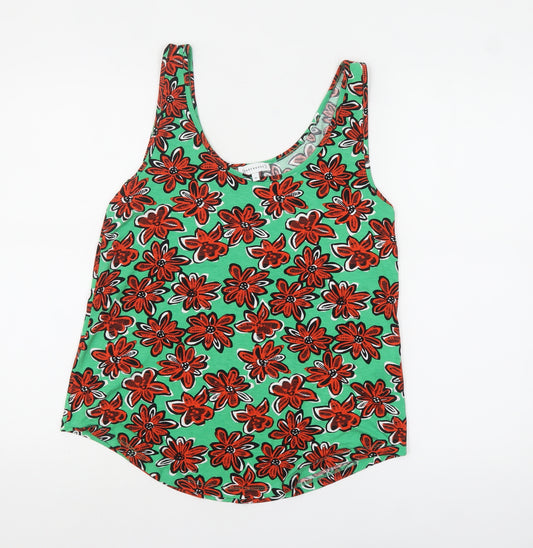 Warehouse Women’s Multicoloured Floral Sleeveless Tank Top Size 10