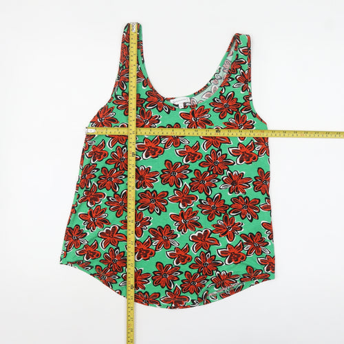 Warehouse Women’s Multicoloured Floral Sleeveless Tank Top Size 10