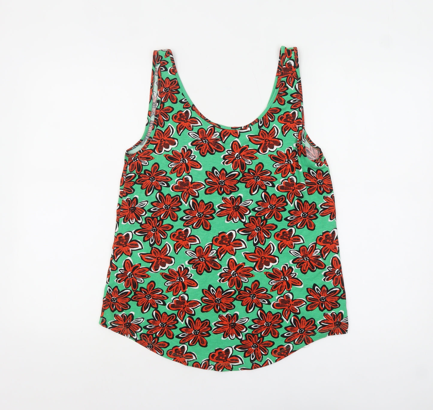 Warehouse Women’s Multicoloured Floral Sleeveless Tank Top Size 10