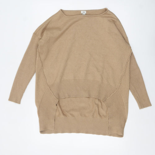 River Island Women’s Beige Knit Pullover Jumper Size M