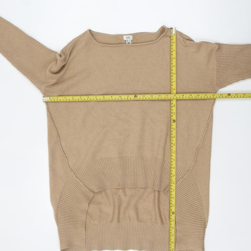 River Island Women’s Beige Knit Pullover Jumper Size M