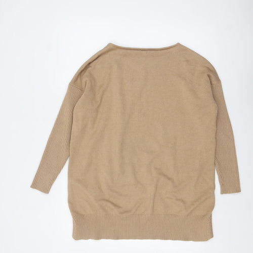 River Island Women’s Beige Knit Pullover Jumper Size M