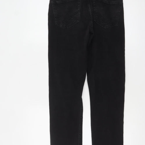 U.S. Polo Assn. Men's Black Slim Fit Straight Jeans 30R