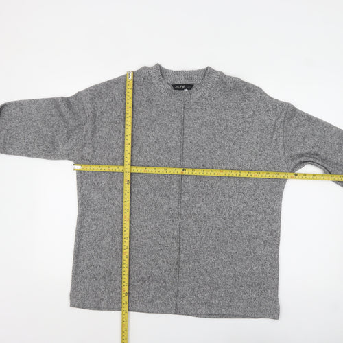 F&F Women's Grey Crew Neck Pullover Jumper Size M