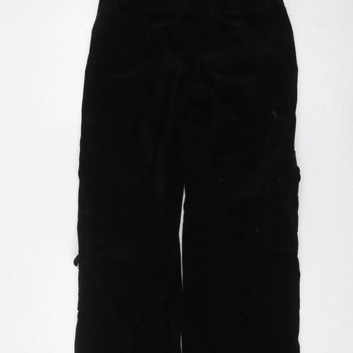 Glassons Women’s Black Corduroy Cargo Trousers Size 10