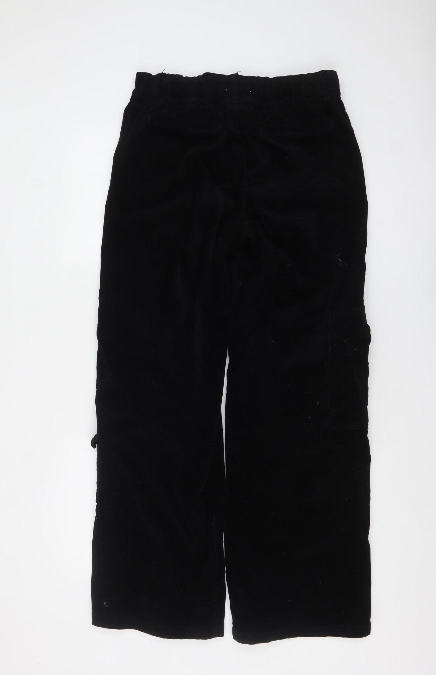 Glassons Women’s Black Corduroy Cargo Trousers Size 10