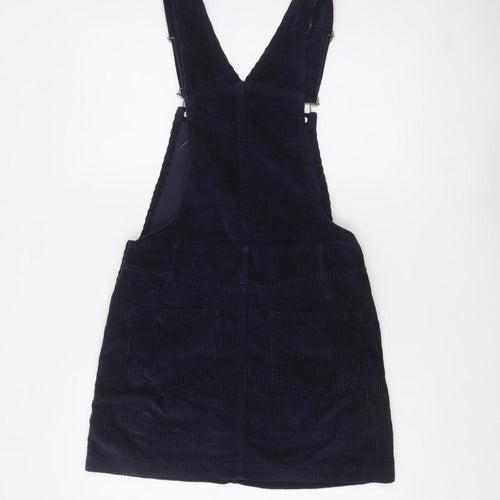 American Apparel Women's Blue Corduroy Pinafore Dress S