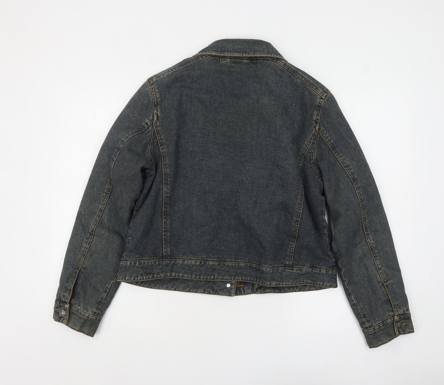 New Look Women's Blue Denim Jacket Size 16 Regular Casual