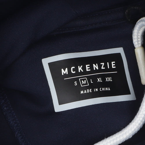 McKenzie Men's Blue 1/4 Zip Hoodie Size M Regular Fit