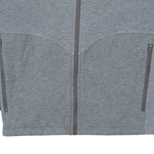 Puma Mens Grey XL Track Jacket Full Zip Athletic Training Top