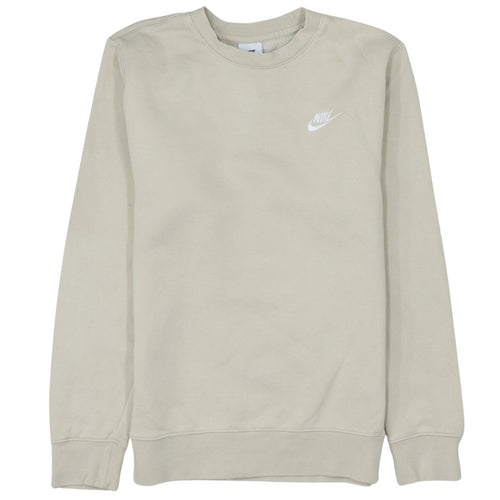 Nike Men's Beige XS Pullover Crew Neck Sweatshirt