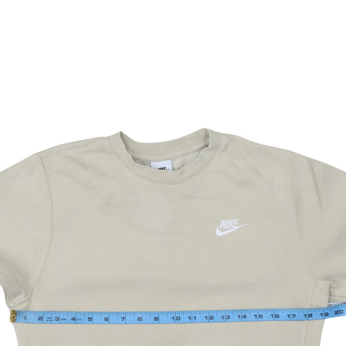 Nike Men's Beige XS Pullover Crew Neck Sweatshirt