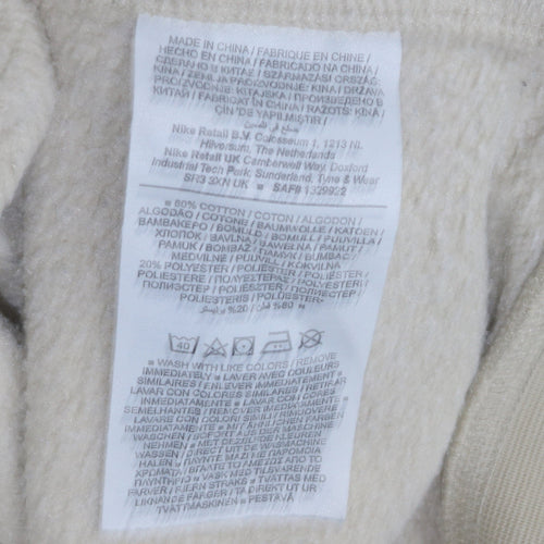 Nike Men's Beige XS Pullover Crew Neck Sweatshirt