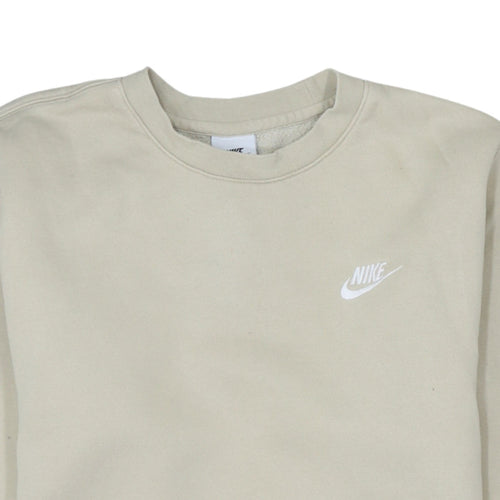 Nike Men's Beige XS Pullover Crew Neck Sweatshirt