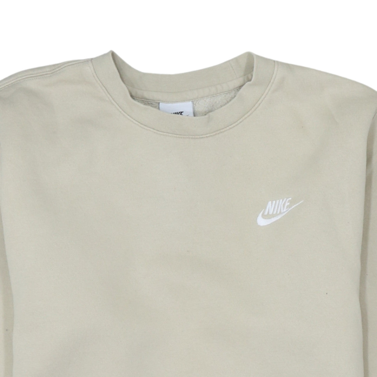 Nike Men's Beige XS Pullover Crew Neck Sweatshirt