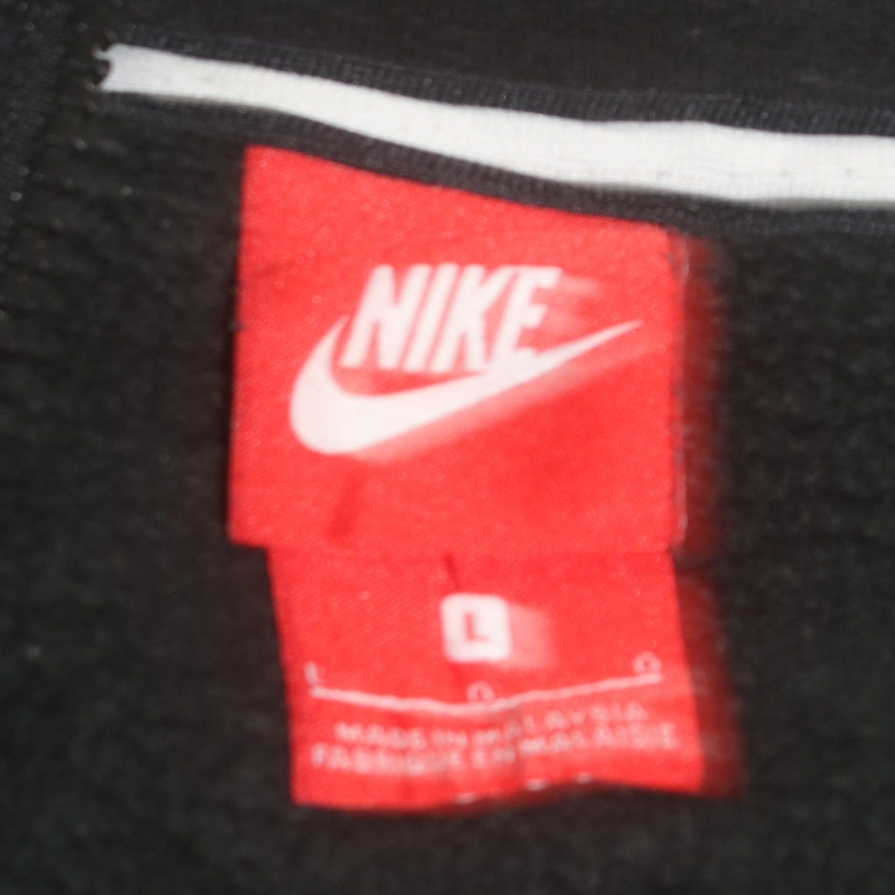 Nike Men's Black Air Full Zip Hoodie L Sportswear