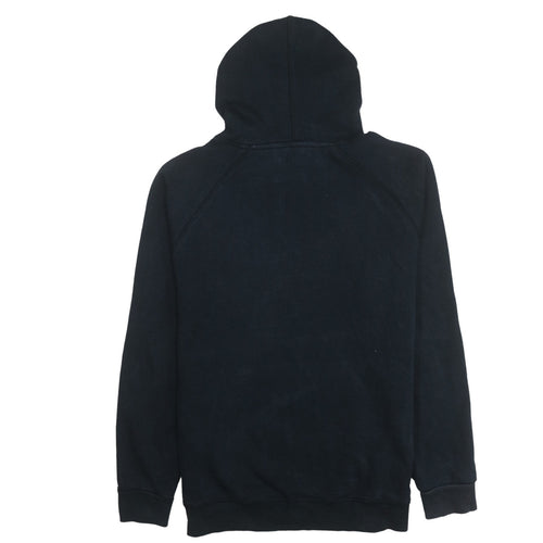Adidas Men's Black Pullover Hoodie L Regular Fit Trefoil Logo