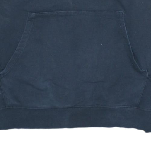 The North Face Mens Navy Blue XL Pullover Hoodie 100% Cotton Casual