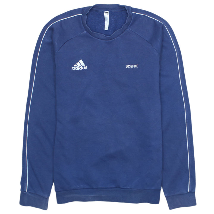 Adidas Men's Blue Crew Neck Sports Sweatshirt Size S