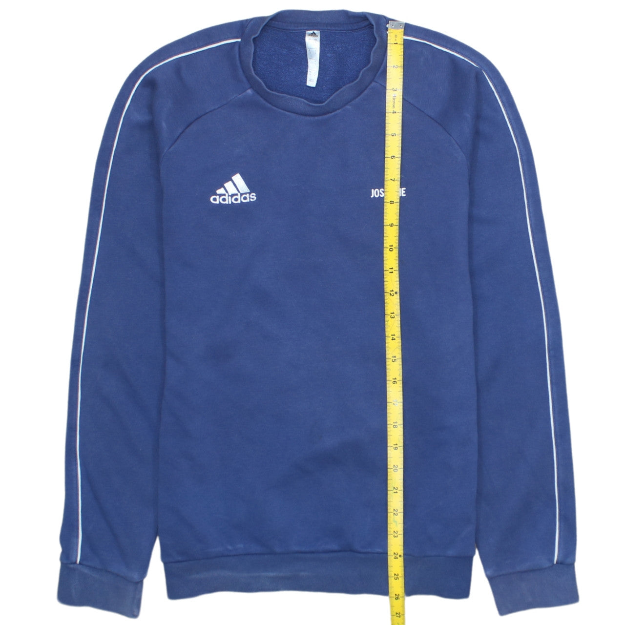 Adidas Men's Blue Crew Neck Sports Sweatshirt Size S