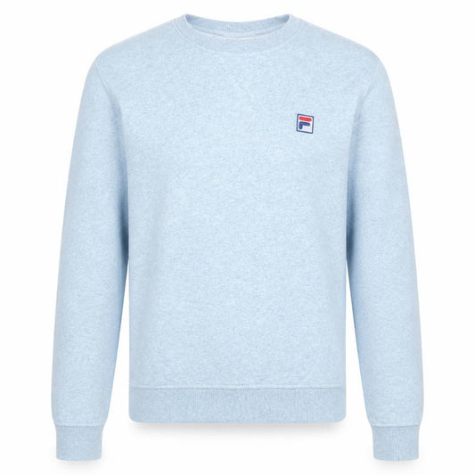 Front view of Fila Men's Grey Small Pullover Crew Neck Sweatshirt