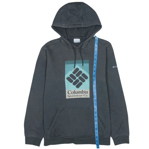 Columbia Men’s Grey Pullover Hoodie M Outdoor Fleece Sweatshirt