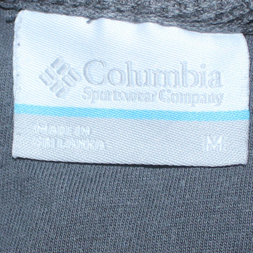 Columbia Men’s Grey Pullover Hoodie M Outdoor Fleece Sweatshirt