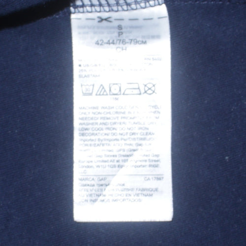 GAP Men's Blue Full Zip Hoodie Small Regular Fit
