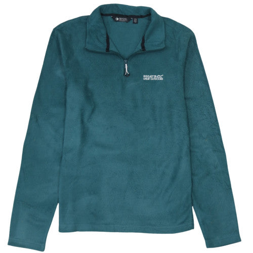 Regatta Men's Green Fleece Half Zip Outdoor Jumper Size S
