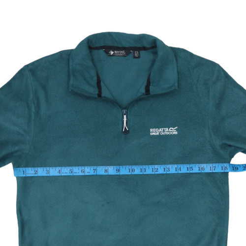 Regatta Men's Green Fleece Half Zip Outdoor Jumper Size S