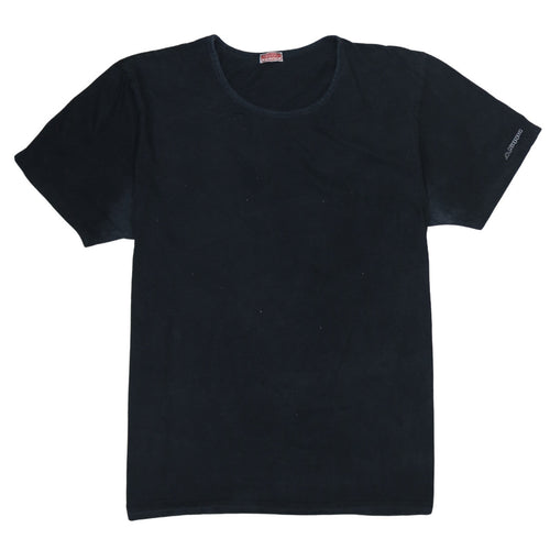 Kappa Men's Black 2XL Crew Neck Short Sleeve Cotton T-Shirt