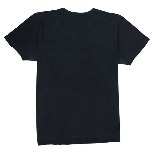 Kappa Men's Black 2XL Crew Neck Short Sleeve Cotton T-Shirt