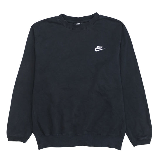 Nike Men's Black Fleece Pullover Sweatshirt Small