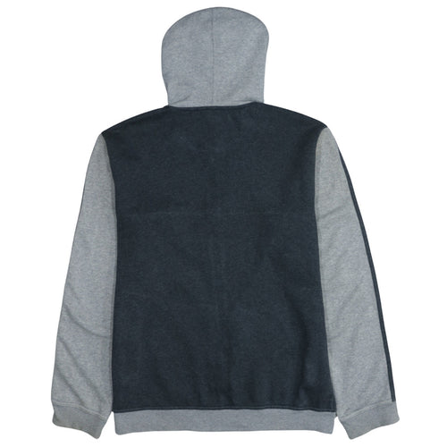 Adidas Mens Grey Full Zip Hoodie Size L Regular Fit Sportswear