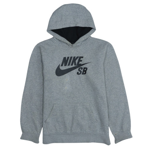 Nike SB Boys Grey Pullover Hoodie XL 13-15 Years Skateboarding Style