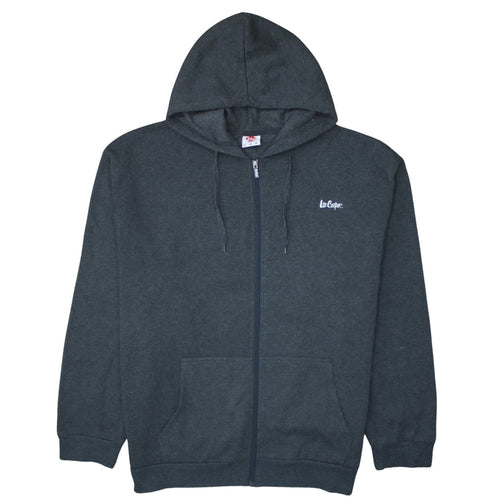 Lee Cooper Men's Grey 3XL Full Zip Hoodie Sweatshirt