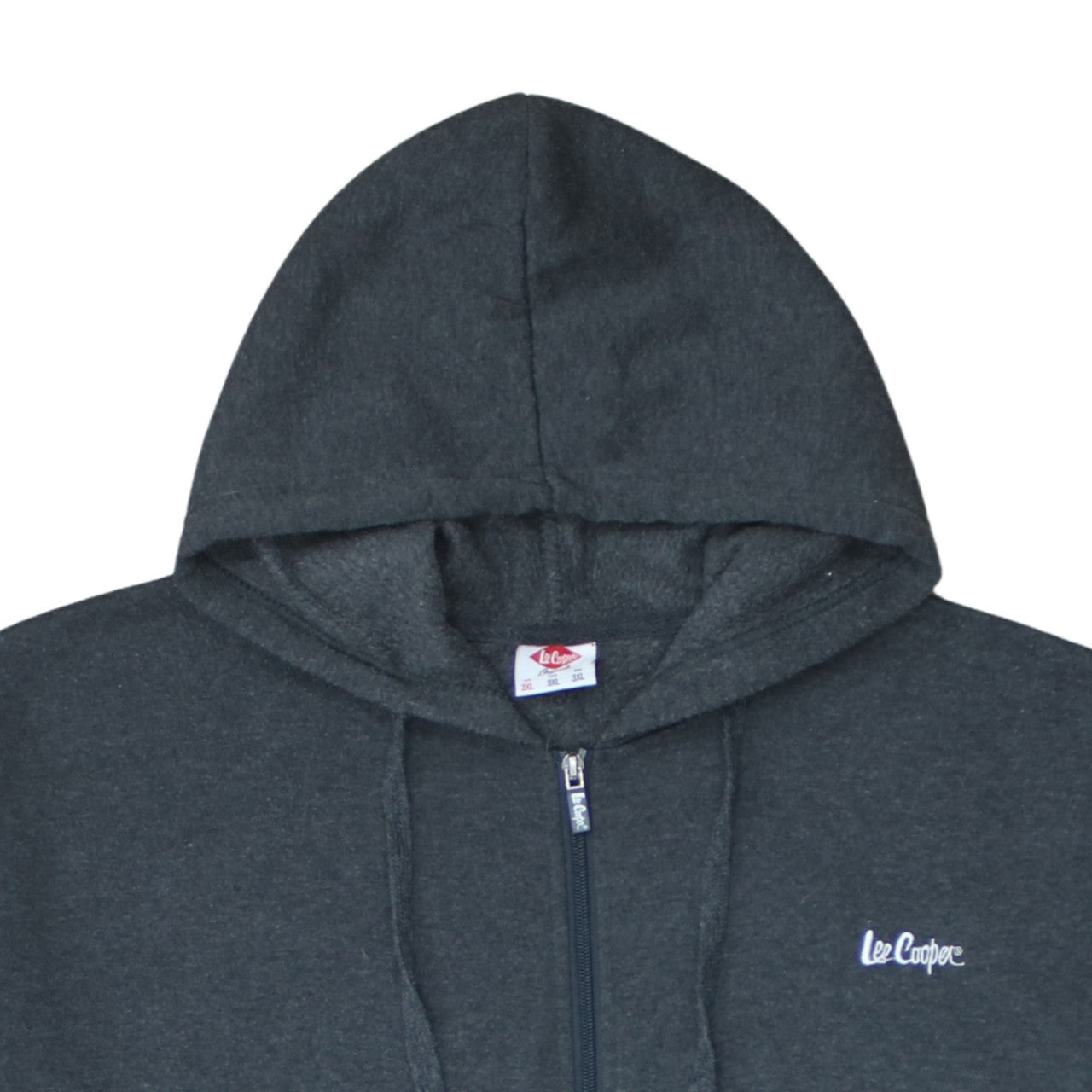 Lee Cooper Men's Grey 3XL Full Zip Hoodie Sweatshirt