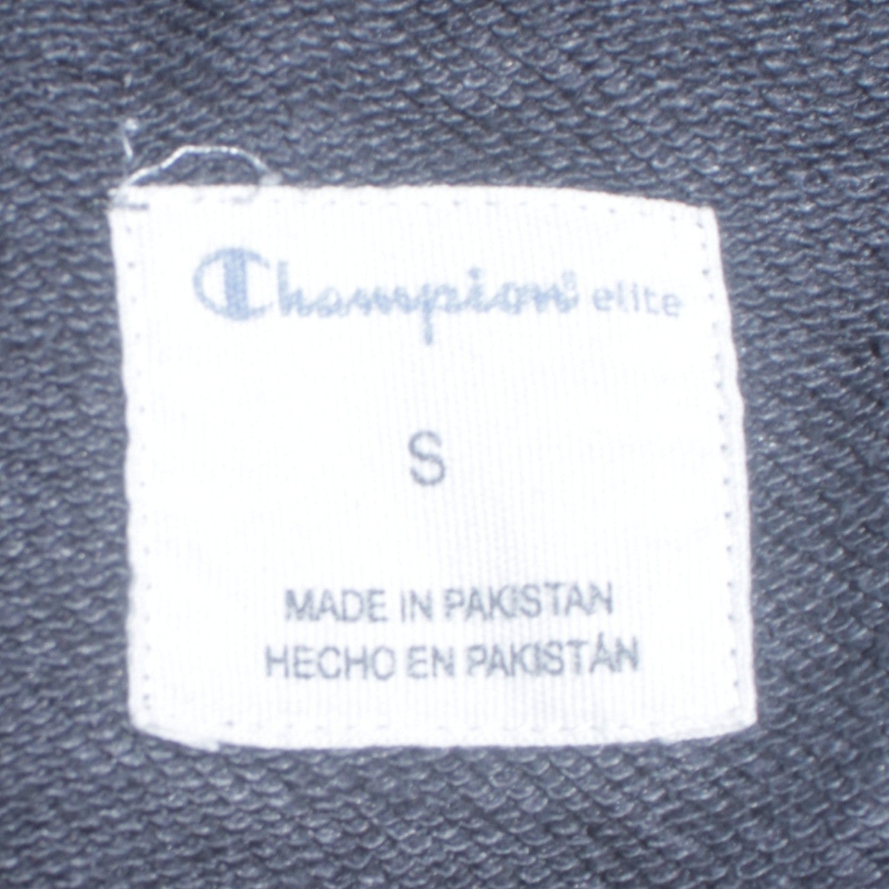 Champion Men's Grey Pullover Hoodie Small Embroidered Logo