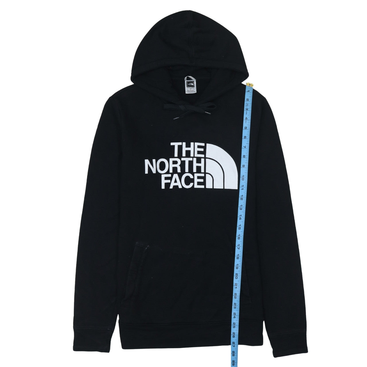 The North Face Men's Black Pullover Hoodie Small Logo Fleece