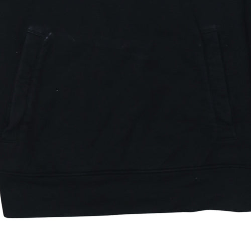 The North Face Men's Black Pullover Hoodie Small Logo Fleece