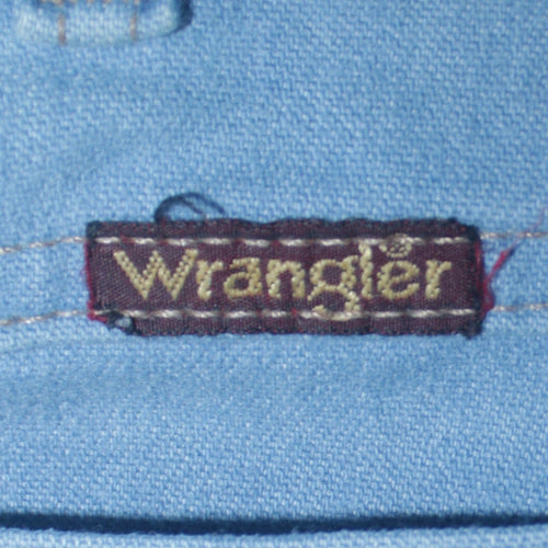Wrangler Men's Blue Straight Denim Jeans 40W 30L Light Wash