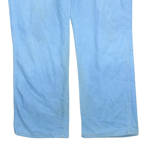 Wrangler Men's Blue Straight Denim Jeans 40W 30L Light Wash