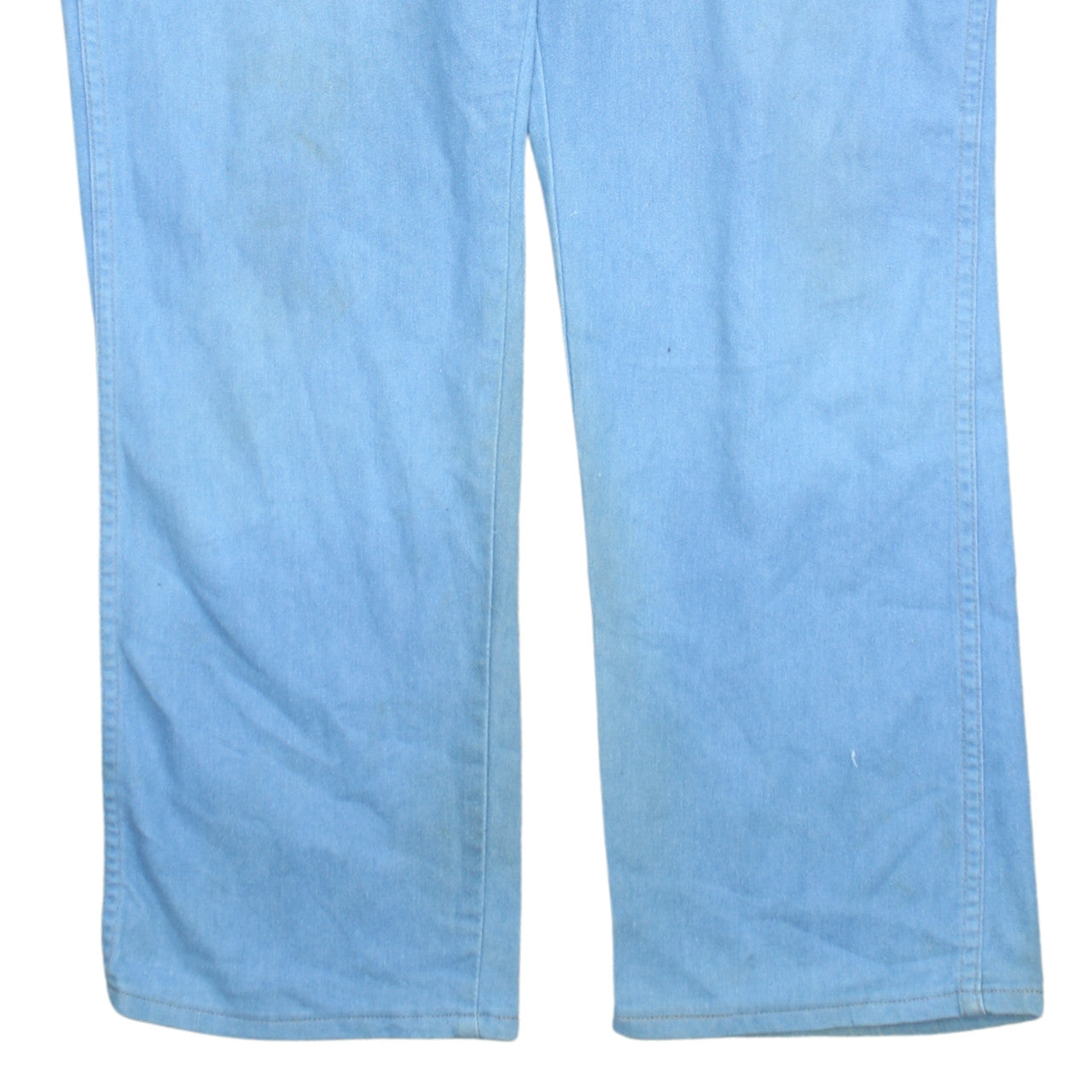 Wrangler Men's Blue Straight Denim Jeans 40W 30L Light Wash